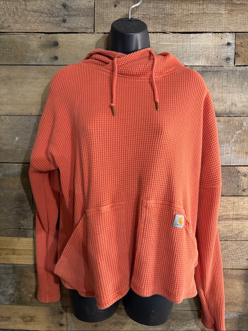 Carhartt Womens Relaxed Fit Heavyweight Long-Sleeve Hooded Thermal Shirt